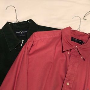 2 Polo Ralph Lauren ( as a package) button down